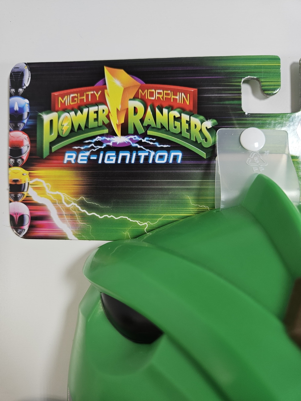 Power Ranger Re‑Ignition Green Ranger Roleplay Mask - Green - Picture 5 of 6